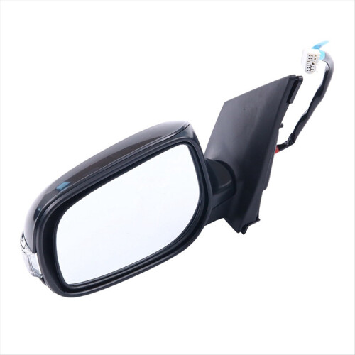 Car Rearview Mirror Assy for 2010- Adjustable Lens+LED+Heated+Folding Side Replacement 9Pin Left
