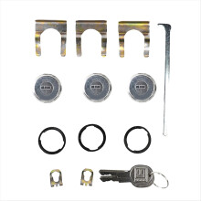 Door Trunk Key Kit Lock Cylinder Set with Keys 654394765282 for
