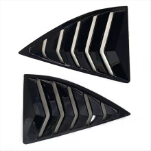 Hot Selling Tiypeor Quarter Style Gloss Black Car Side Window Louver for 5th Gen 2010 - 2015