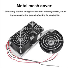 Caravan Motorhome Trailer Side Air Vent Ventilation Exhaust Fan RV DC12V for Campers Boat Marine Yacht Black