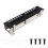 Network Tool Kit 12 Port CAT6 Patch Panel RJ45 Networking Wall Mount Rack with Bracket 8