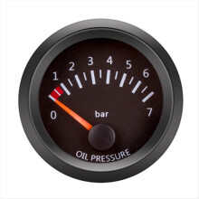 52mm Car Oil Pressure 0-7 BAR Meters for 12V Truck Gauge