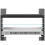 1U Server Rack Depth Extender - 4-Inch/10 cm Deep Recessed Mount Adapter Kit for Network 7
