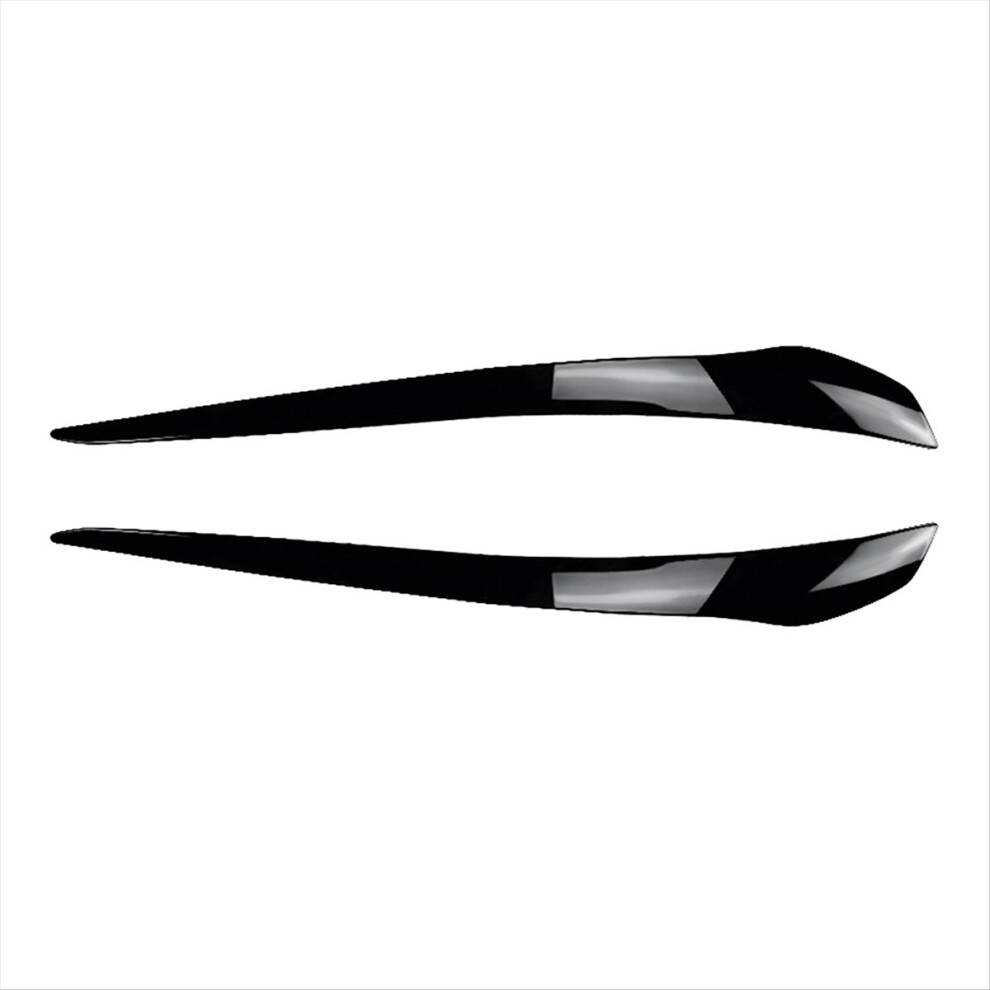 Car Gloss Headlight Eyebrow Sticker Cover Trim For E92 E93 2010-2012 Accessories Black 4852829163383