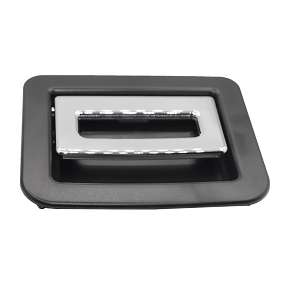 Car Spare Tire Cover Handle Trunk Carpet Electroplated For 2011-2017 Black 4852829167343