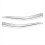 For Alphard 40 Series 2023+ Front Bumper Lip Angle Diffuser Splitter Spoiler Protector Silver 2