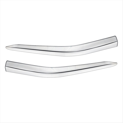 For Alphard 40 Series 2023+ Front Bumper Lip Angle Diffuser Splitter Spoiler Protector Silver 1