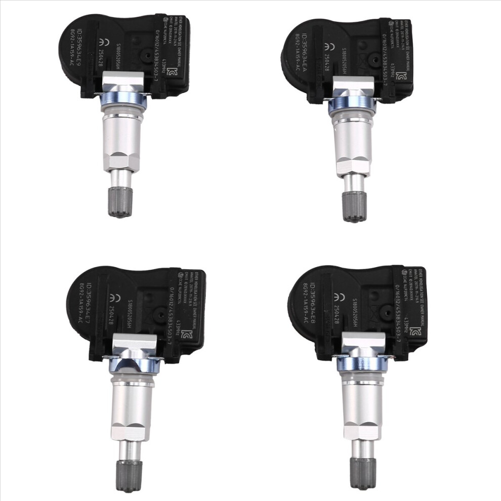 4Pcs Tpms Tire Pressure Monitor Sensor 433Mhz For Mondeo 8G92-1A159-Ac 8G92-1A159-Ab 8G92-1A189-Kb 4852829136745