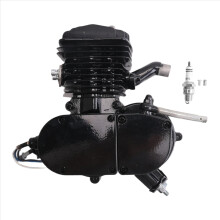 80CC 2-Stroke Bicycle Engine Kit 26inch-28inch Bikes 1.85KW 5500RPM CDI Motor Motorized Bike Conversion Black