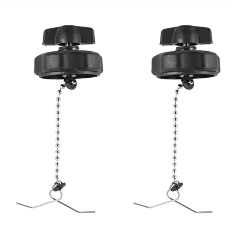 2Pcs Tank Cap For And The Hidea 2.5F 3.5F 4F 2 Stroke 4Hp 3.5Hp 6Hp Black 4852829186849