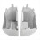 Left Front Bar End Cap Pad Cover 52423-35030 for 2007-2014 Bumper Side Liner Corner Protector Shell 7