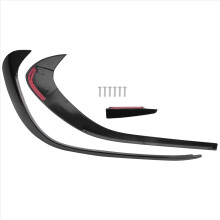 1Pair Front Bumper Side Air Knife Splitter Spoiler Trim for A Class W176 A180 A200 A220 A250 A45 2016-2018