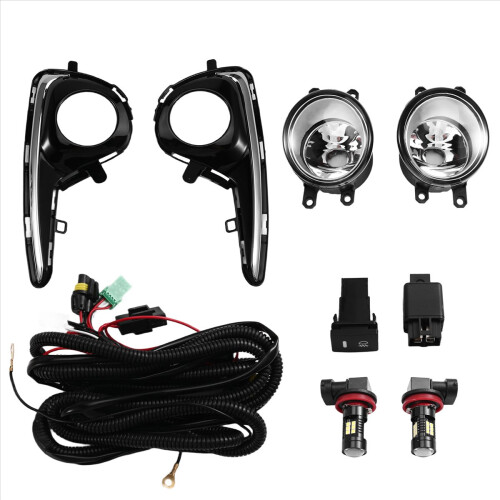 Car Front Bumper Light Fog Set Assembly for 2018-2020