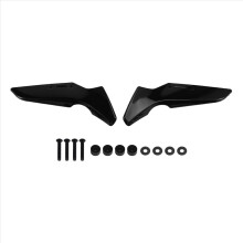 Motorcycle Windshield Side Wind Deflector Spoiler Fly Screen for MT-125 MT-15 MT125 MT15 2020-2023 Black