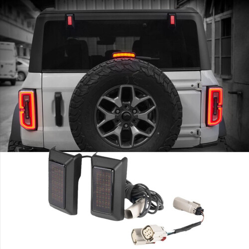 Car Hinge Light High-Mounted Brake Reverse Warning for 2021-2023 2