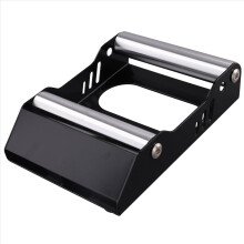 Motorcycle Universal Chain Clean Roller Ramp Lift Tire Cleaning Stand Wash Bracket Portable Black
