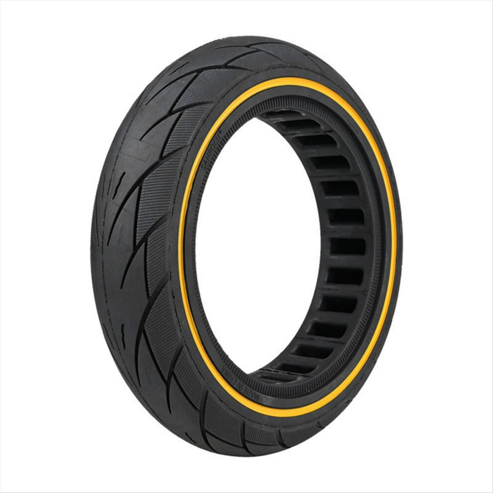 10 Inch Honeycomb Rubber Solid For F40 F30 F20 Electric Scooter 10X2.125 Airless Anti-Skid Tires Yellow 4854248417030