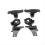 For 408 6212 E3 E4 Car Headlight Repair Kit Bracket Protective Ring Auto Part 4