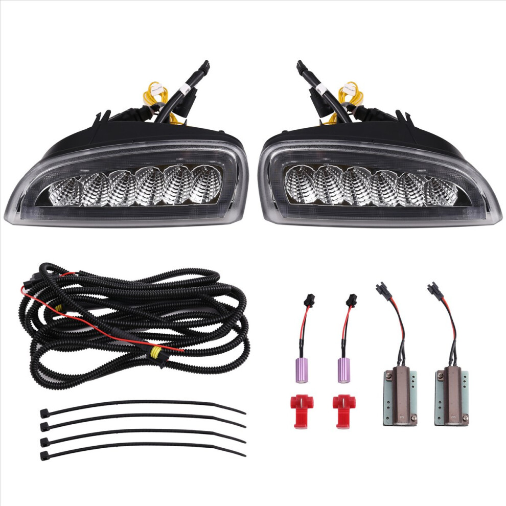 1 Pair Led Front Bumper Drl Daytime Running Turn Signal Fog Lamp For 957 9Pa 2006 -2010 Light 4854248430169