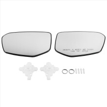 Car Heated Side Rearview Mirror Glass Lens Plastic Bracket for 2016-2020 USA Version Outer Mirrors