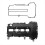 Engine Valve Cover Kit 251984985 5573746 for 3