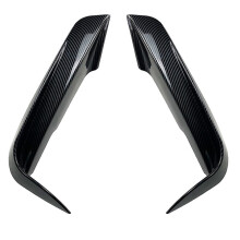 For F30 F31 2013-2019 Front Bumper Lip Splitter Canards Spoiler Car Fog Lamp Eyebrow Frame Cover Grille