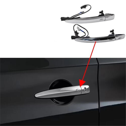 Front Left Right Car Exterior Door Handle for Sentra 2013-2018, 2009-2014,Leaf 2011-2017 806469N00A 2
