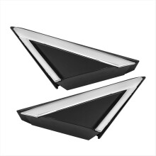 1 Pair Rearview Mirror Corner Triangle Cover Trim Panel 22774040 22774041 for SRX 2010-2016