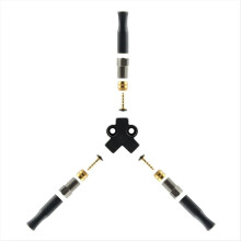 For Bicycle Hydraulic Oil Brake Tee to Two Pipe Connector Distribution Valve Part 45