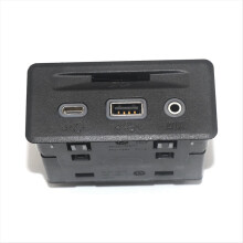 13512369 Car USB AUX Type-C Interface Dual SD Card Port Adapters for 2018-2021 13526279 13529862