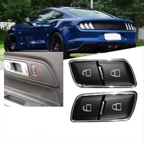 1Pair Front Door Panel Lock Switch Unlock Button BB5Z-14028-da BB5T-14017-DCW for Edge Explorer 12-19 2