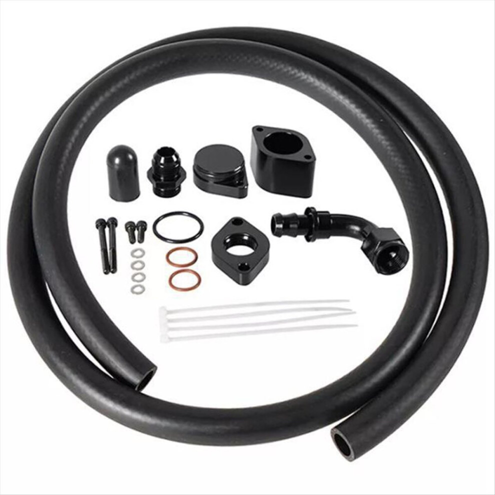 Turbo Piping Kit Ccv Crank Case Vent Reroute Basic For 2011-2020 6.7L 4853498987768