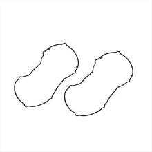 6B31 for CW6W Kht6W KG6G GF4W Rocker Cover Gasket Engine 1035A714,2 Pcs
