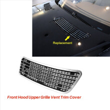 Left Front Hood Upper Grille Air Vent Cover for W221 W251 2007-2013 A2218800305 Bonnet Grill Chrome Trim