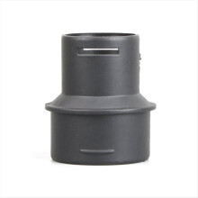 42 to 60mm T or Flat Connector Heater Air Duct Ducting Black for Car Truck VAN Campers
