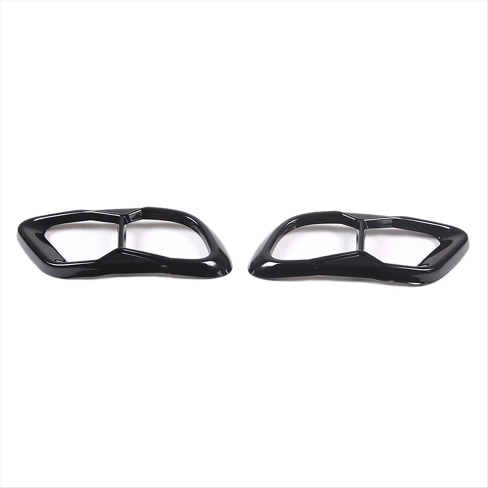 For X5 G05 X6 G06 X7 G07 2019-2022 (M60) Car Tail Muffler Exhaust Pipe Output Cover Trim Accessories - Black 4853498908237