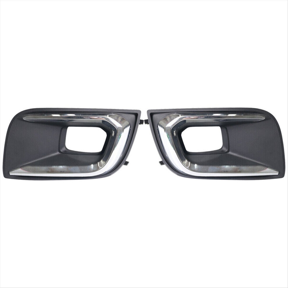 Left & Right Bumper Fog Bezel Cover For 2018-2021 Light 4853498922448