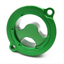 For KLR650 KLR 650 1987-2022 Motorcycle Oil Filter Cover Cap CNC Aluminum Accessories Green