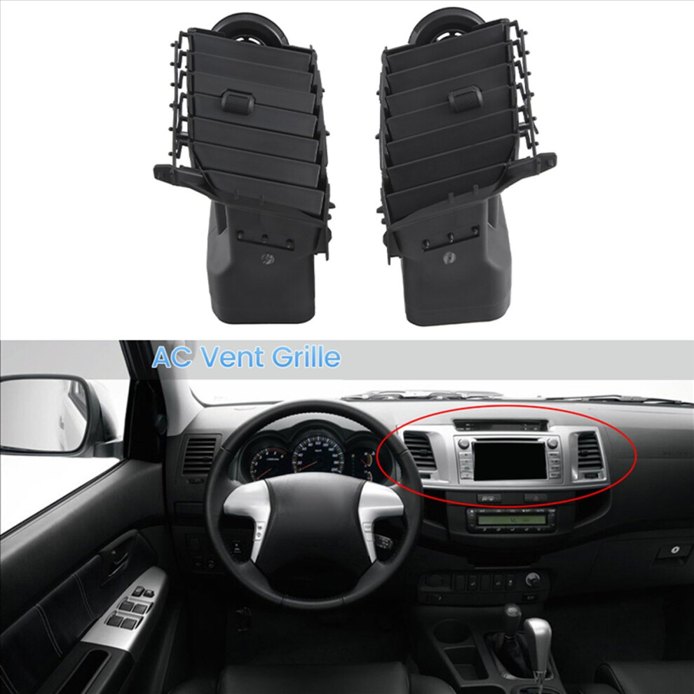 4X Interior Air-Condition Grill A/C Vent Grille For Sr5 Ute 2005-2015 55650-0K010/11 55680-0K010/11 Light 4853498943931
