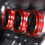 For BRZ / 86 2022 2023 Car Air Conditioning Knobs Switch Ring Trim Interior Accessories (Red) 7