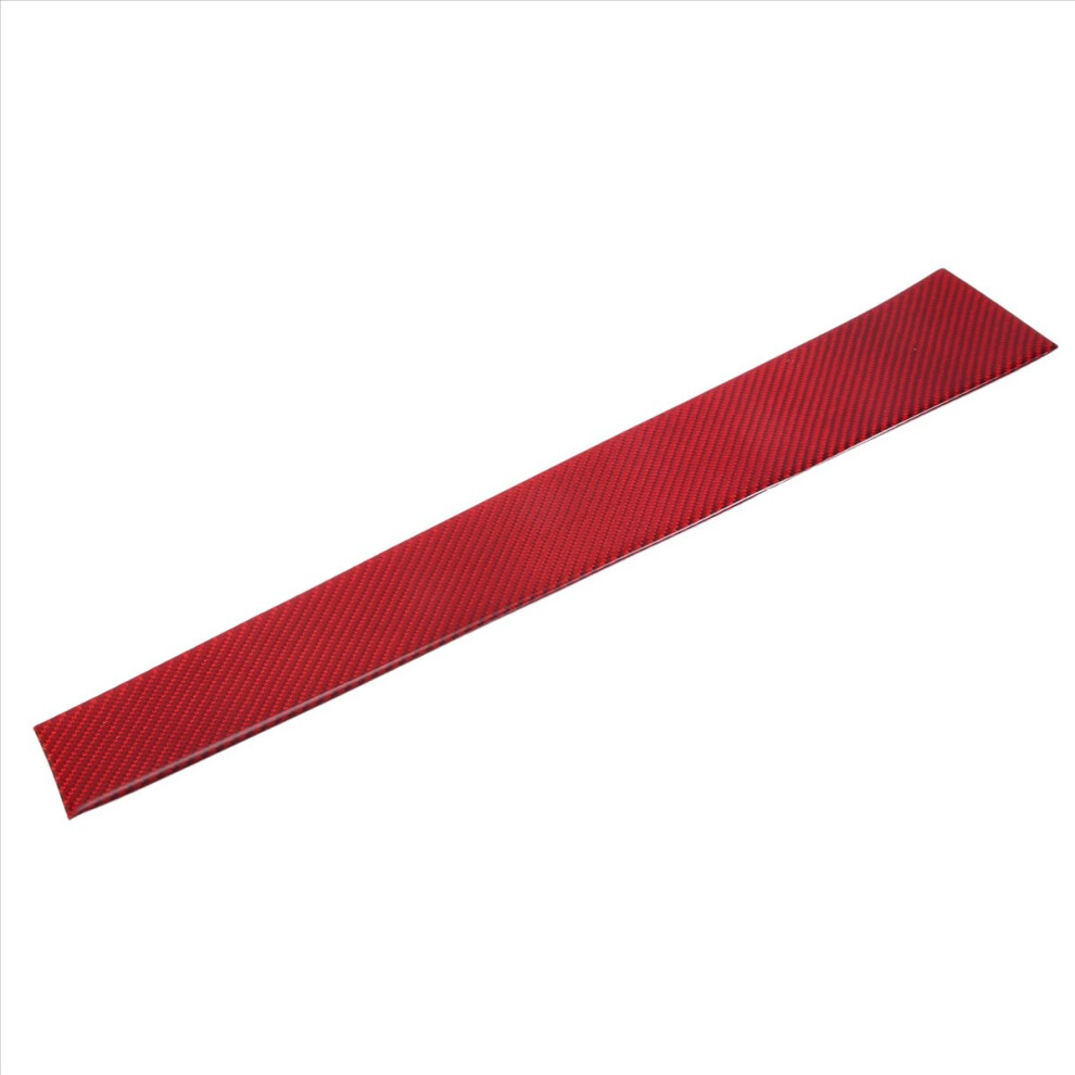 Abs Carbon Fiber Dashboard Panel Cover Trim Decor Sticker For 10Th Gen 2016 2017 2018 2019(Rhd) Red 4853498935578