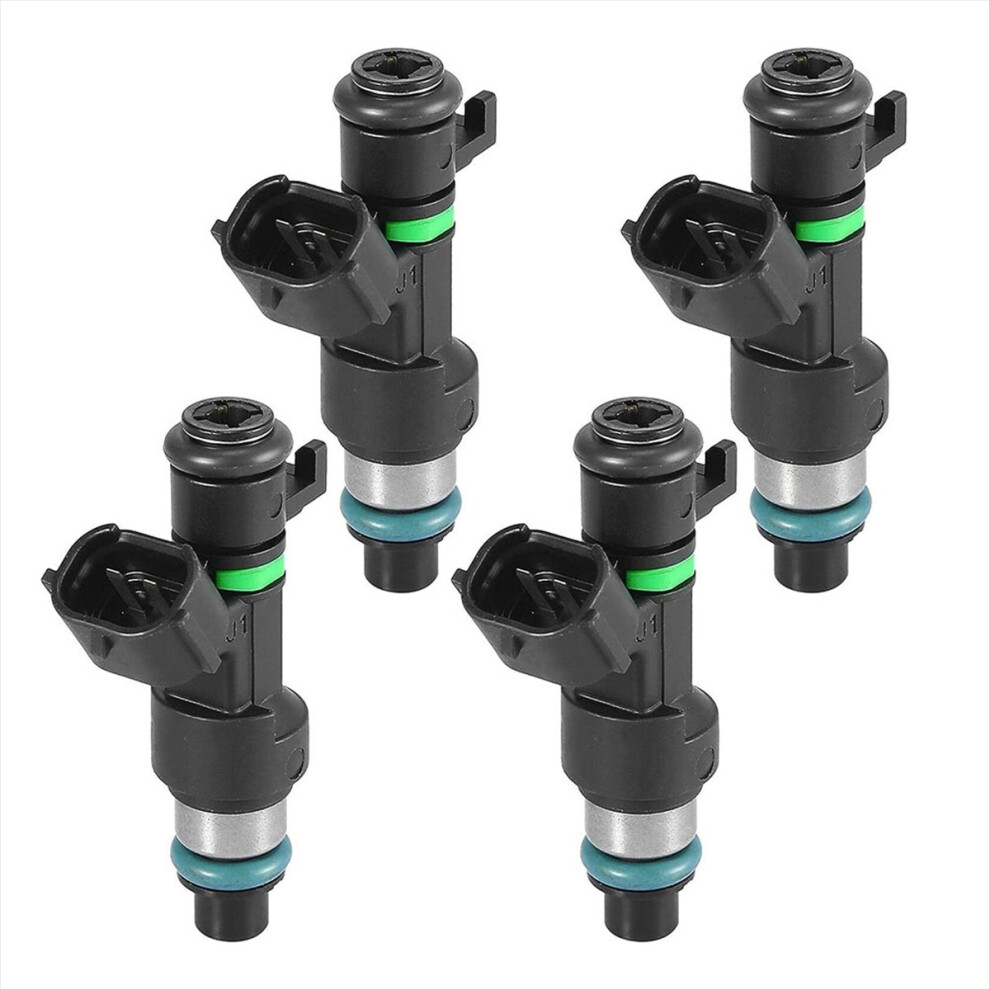 4Pcs Injector H025241 For Mk1 J10 Mr20de, Iii Fluence 2.0 Black 4851180129359