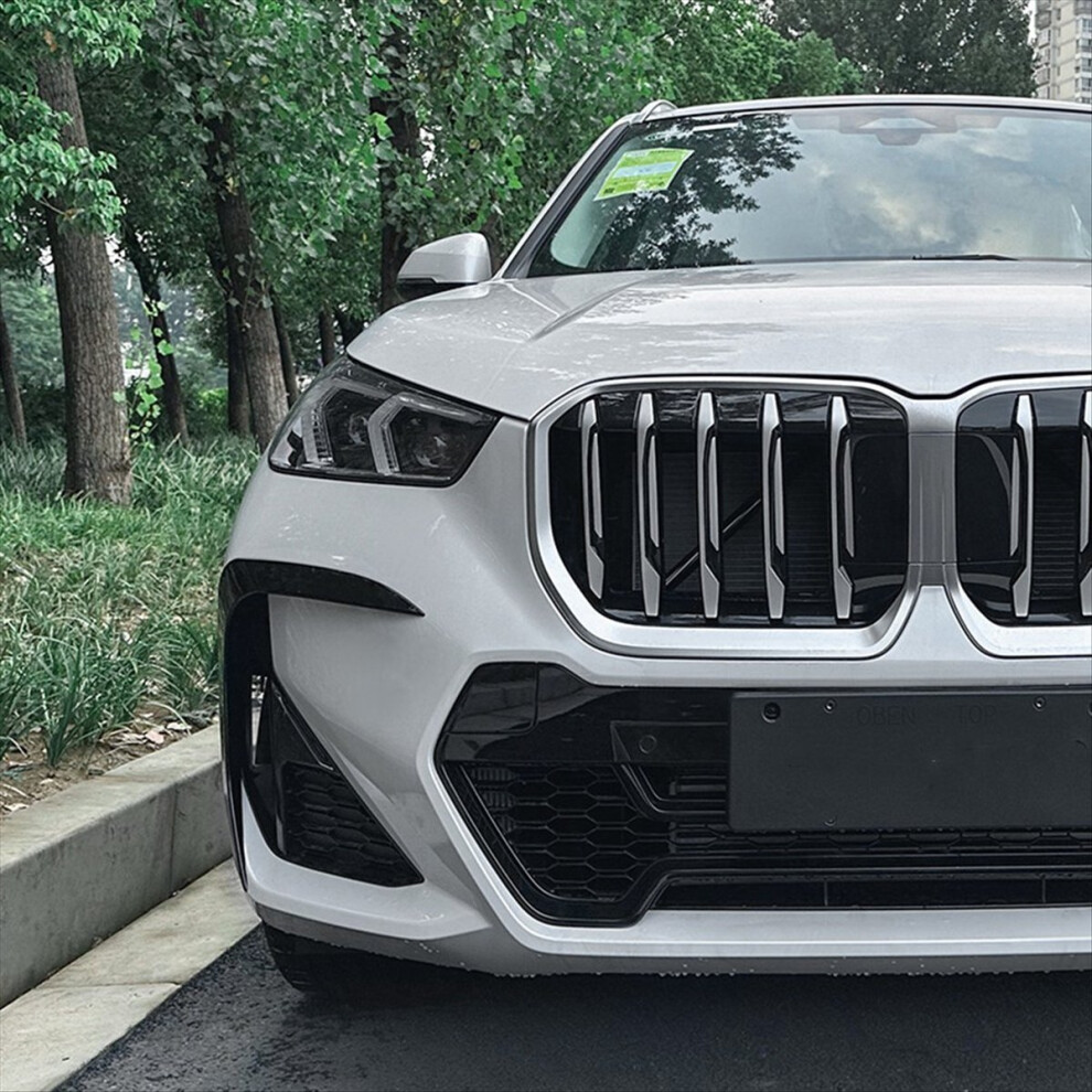 Glossy Front Spoiler Wind Knife For X1 U11 Ix1 20I 23I 30E 25E M35i 2022-24 Bumper Surround Splitter Black 4853498967586
