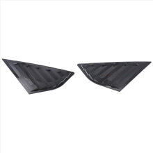 Carbon Fiber Car Rear Window Blinds Side Tuyere Louvers Vent Cover for Focus MK3 Hatchback 2012-2018