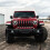 Red Front Grille Frame Headlight Ring Mesh for 2018 Exterior Modification 5