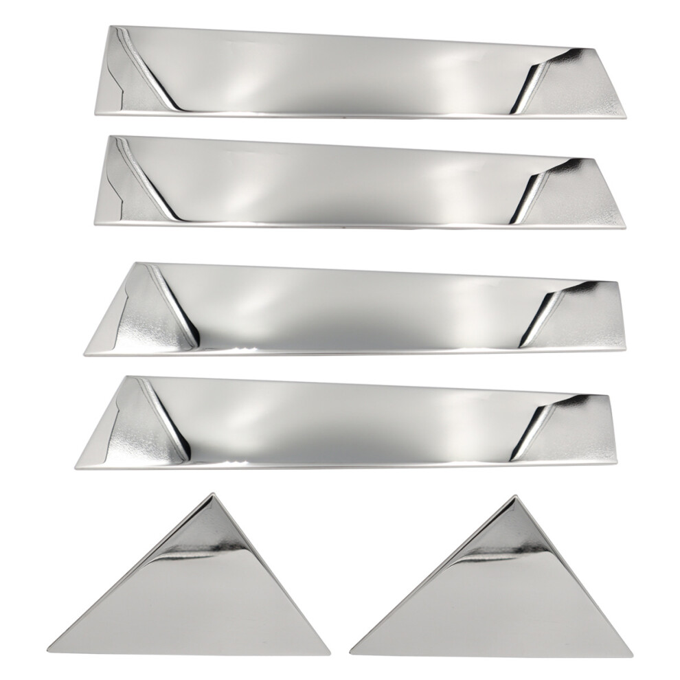 6Pcs Car Door Window Chrome Pillar Post Trim 2005-2010 300 Decoration 4853927666455