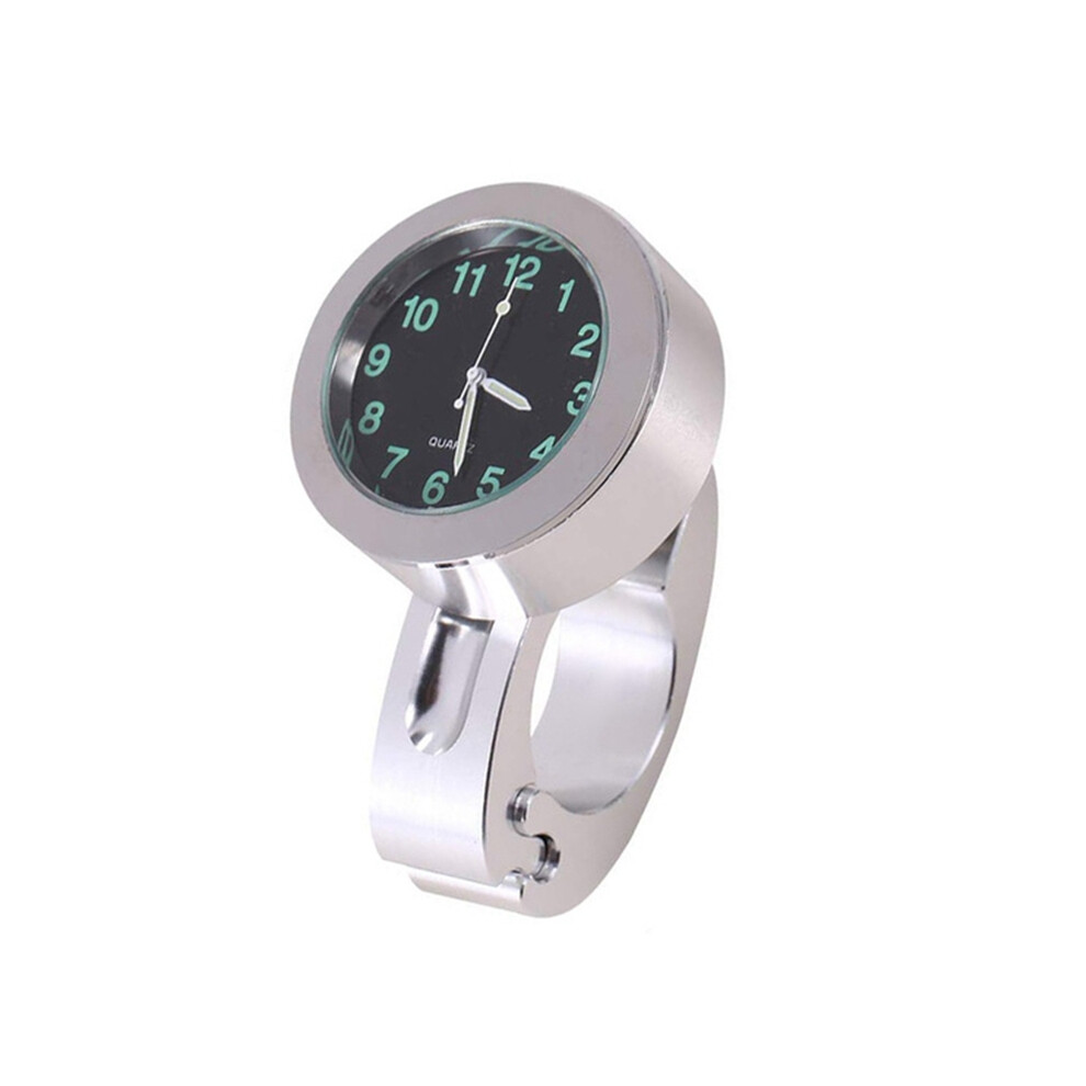 Universal 7/8 Inch Motorcycle Handlebar Watch Waterproof Shockproof Buckle Mount Clock For Scooter Motor Bike,B 4853927676003