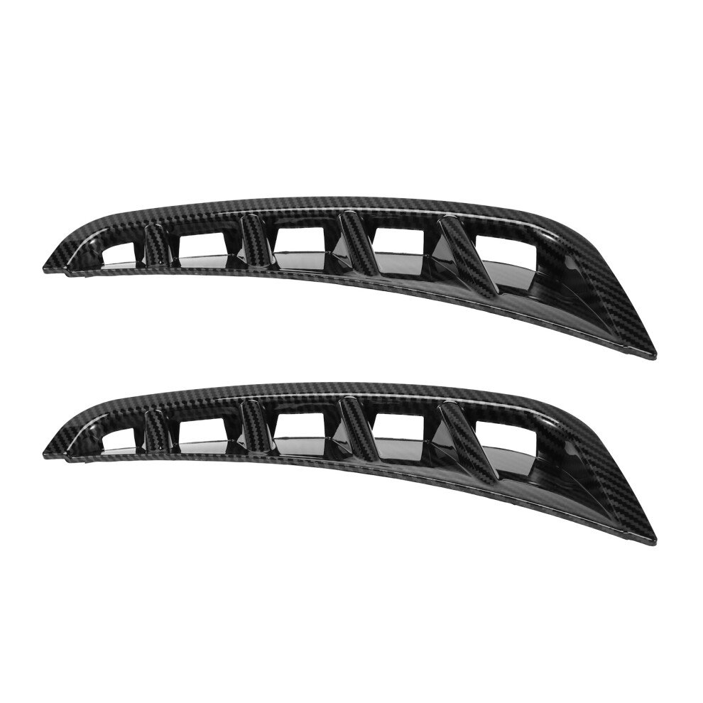 Front Bumper Side Air Vent Spoiler Splitter Canard For C Class W205 C63 C180 C200 C260 C300 C180l C200l 2019+ 4853927675761