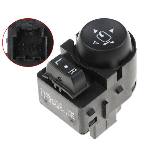 New Power Mirror Black Control Button Switch Fits for 23301469 2
