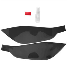 Car Front Headlight Cover TPU Protective Film for 3 Series F30 F31 2013-2019 Smoked Black